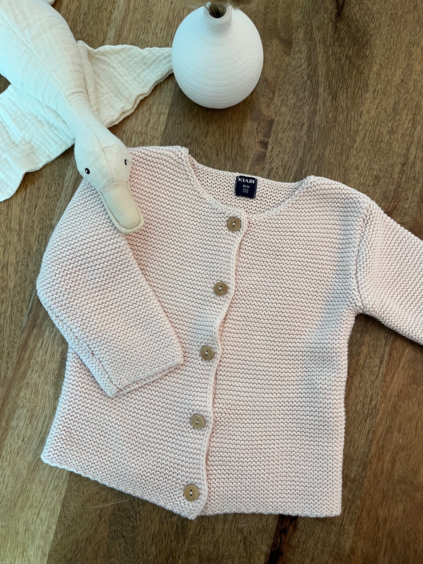 Gilet 18 mois rose