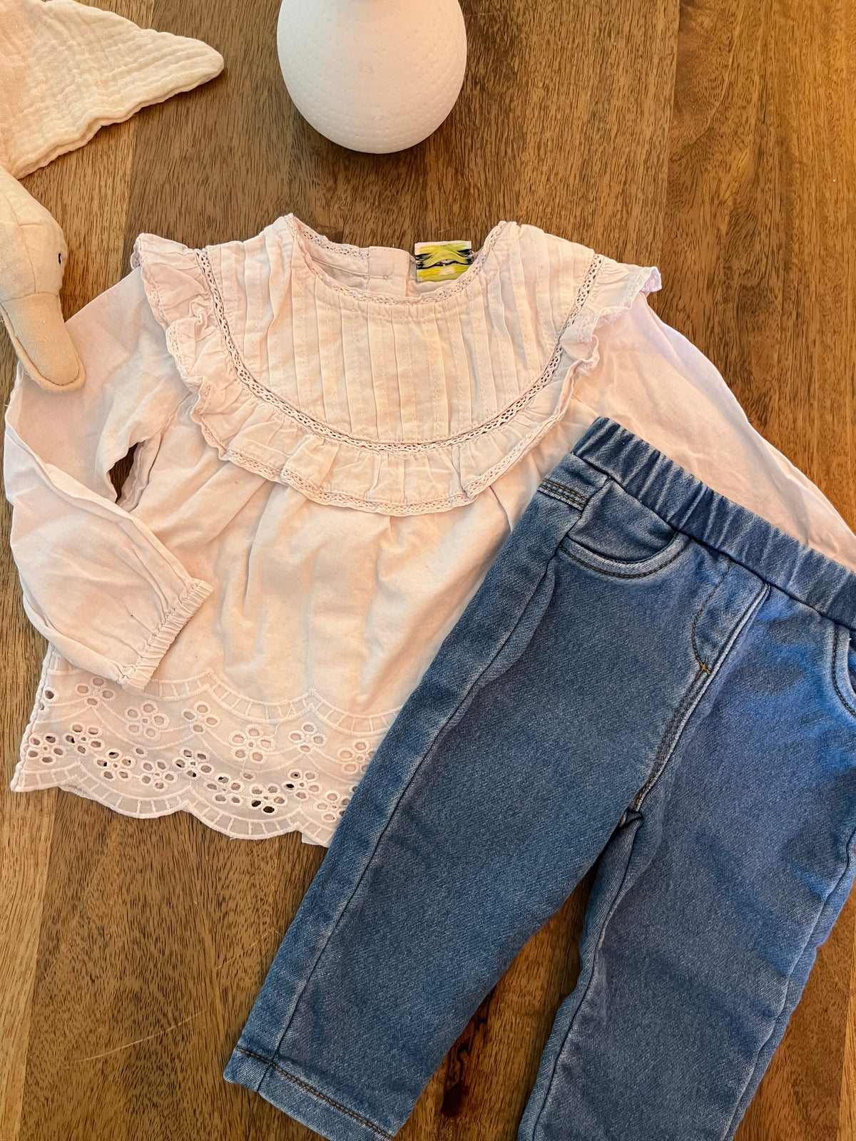 Look 9 mois kiabi/tape a l’œil