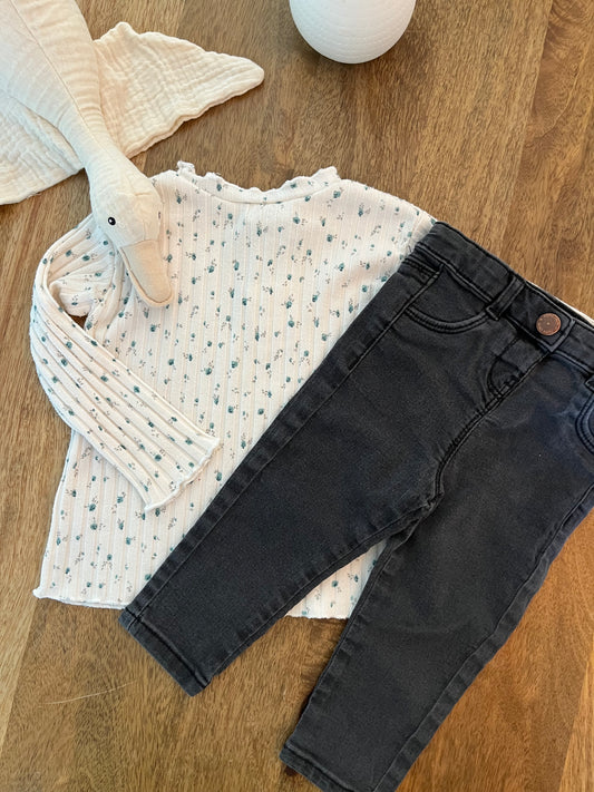 Look 12 mois Zara/kiabi