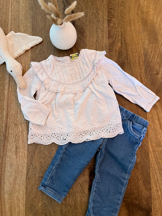 Look 9 mois kiabi/tape a l’œil