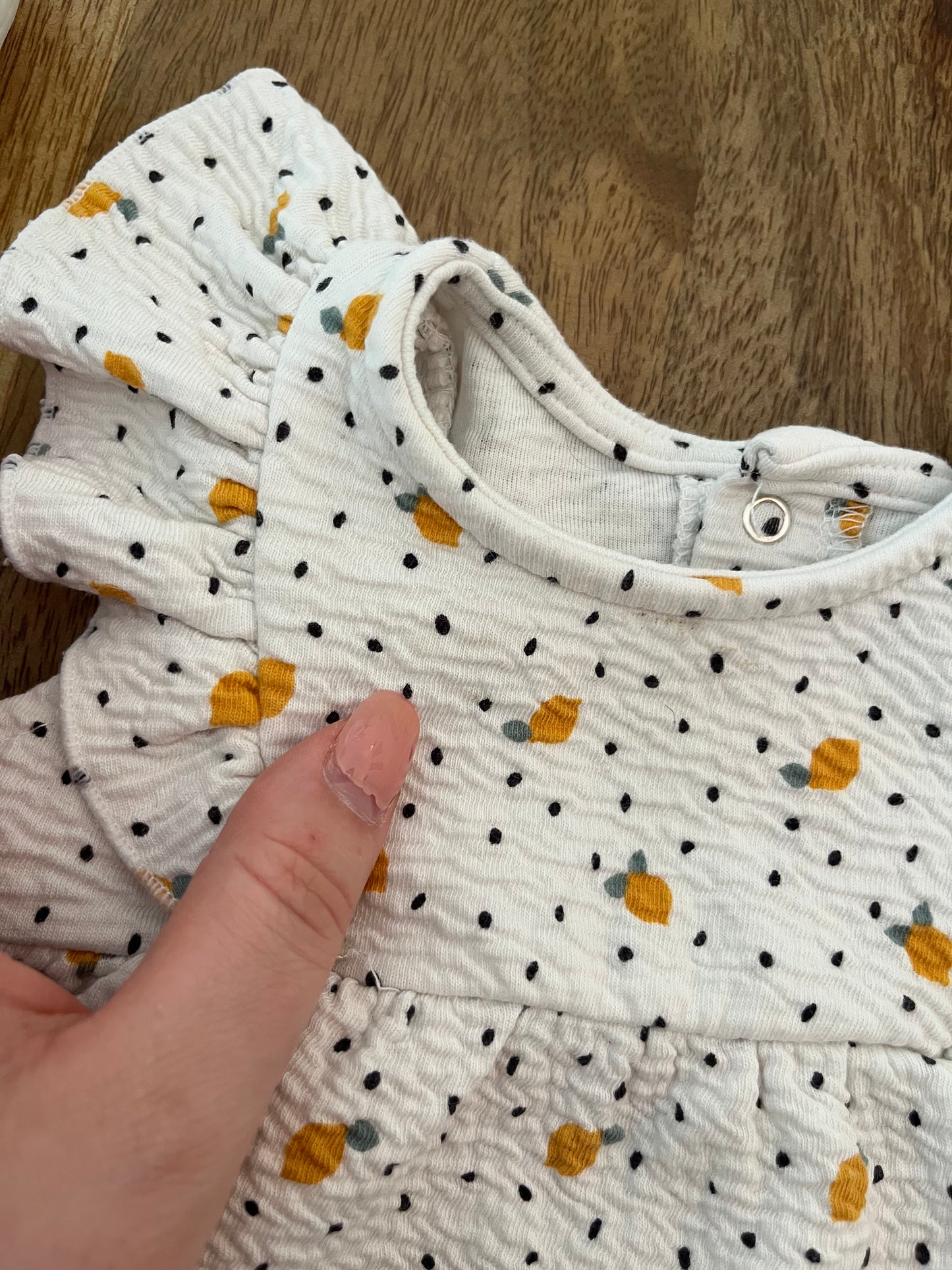 Robe citron 6mois