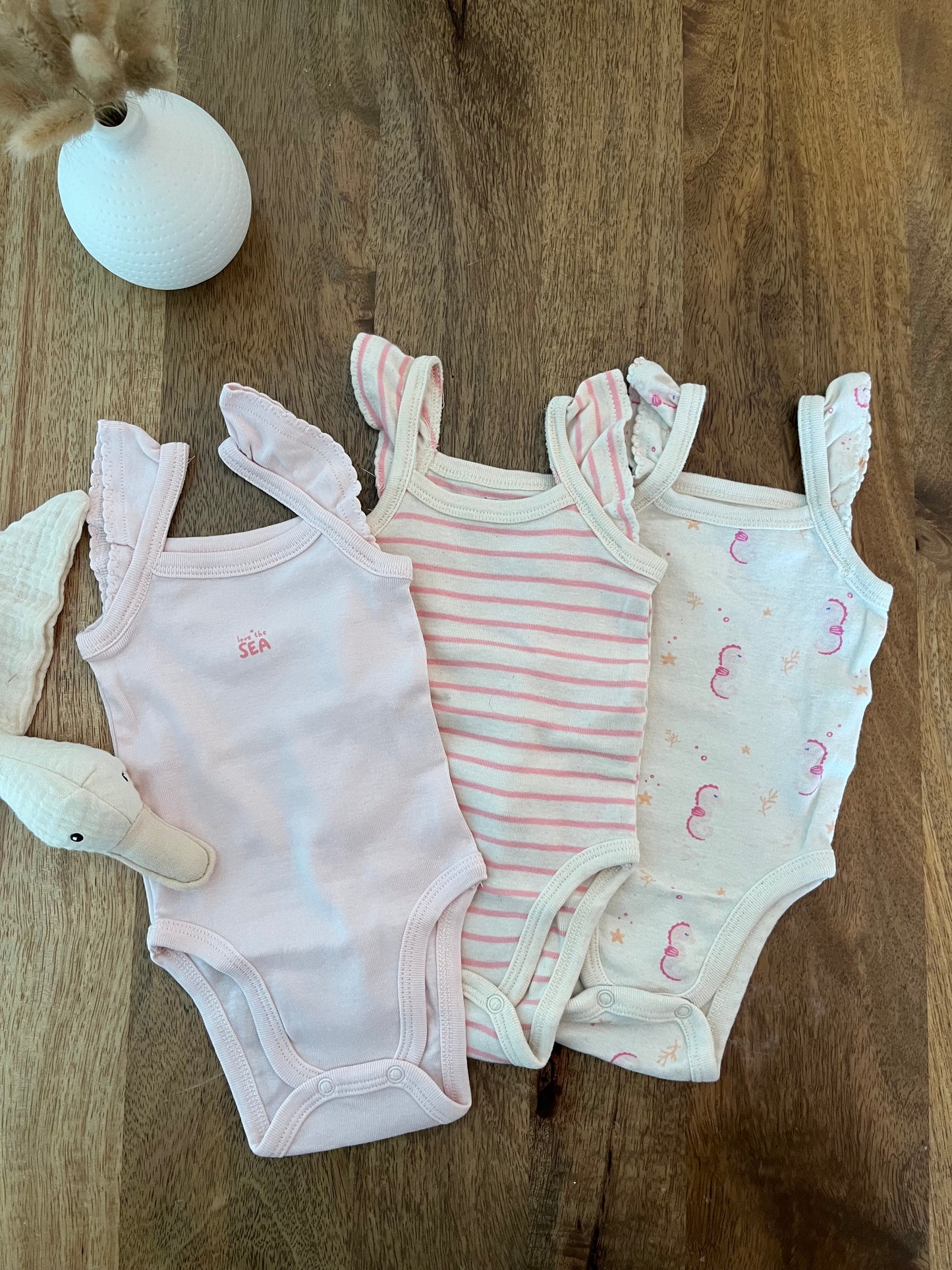 Lot de bodies 3 mois Eliana
