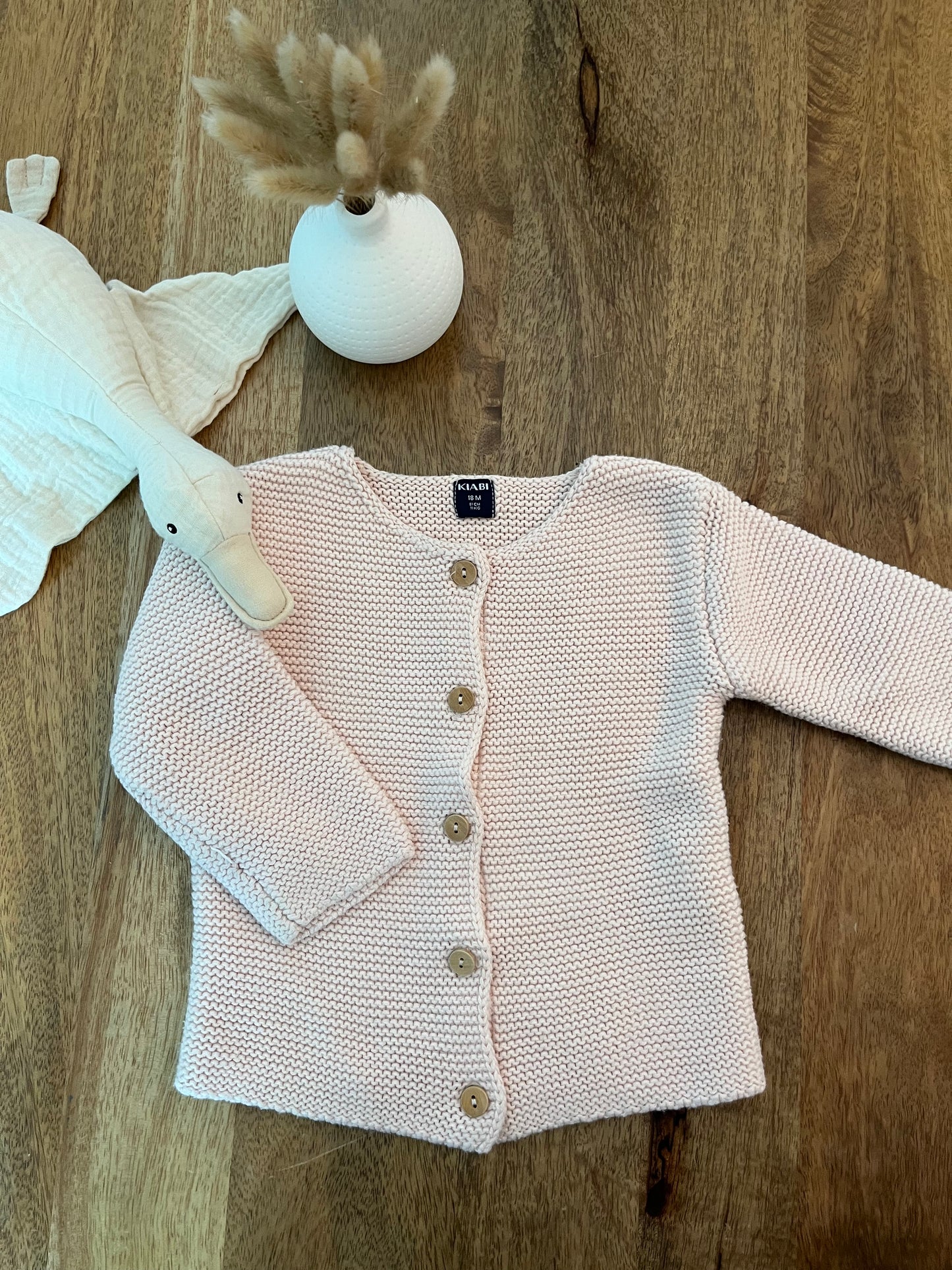 Gilet 18 mois rose