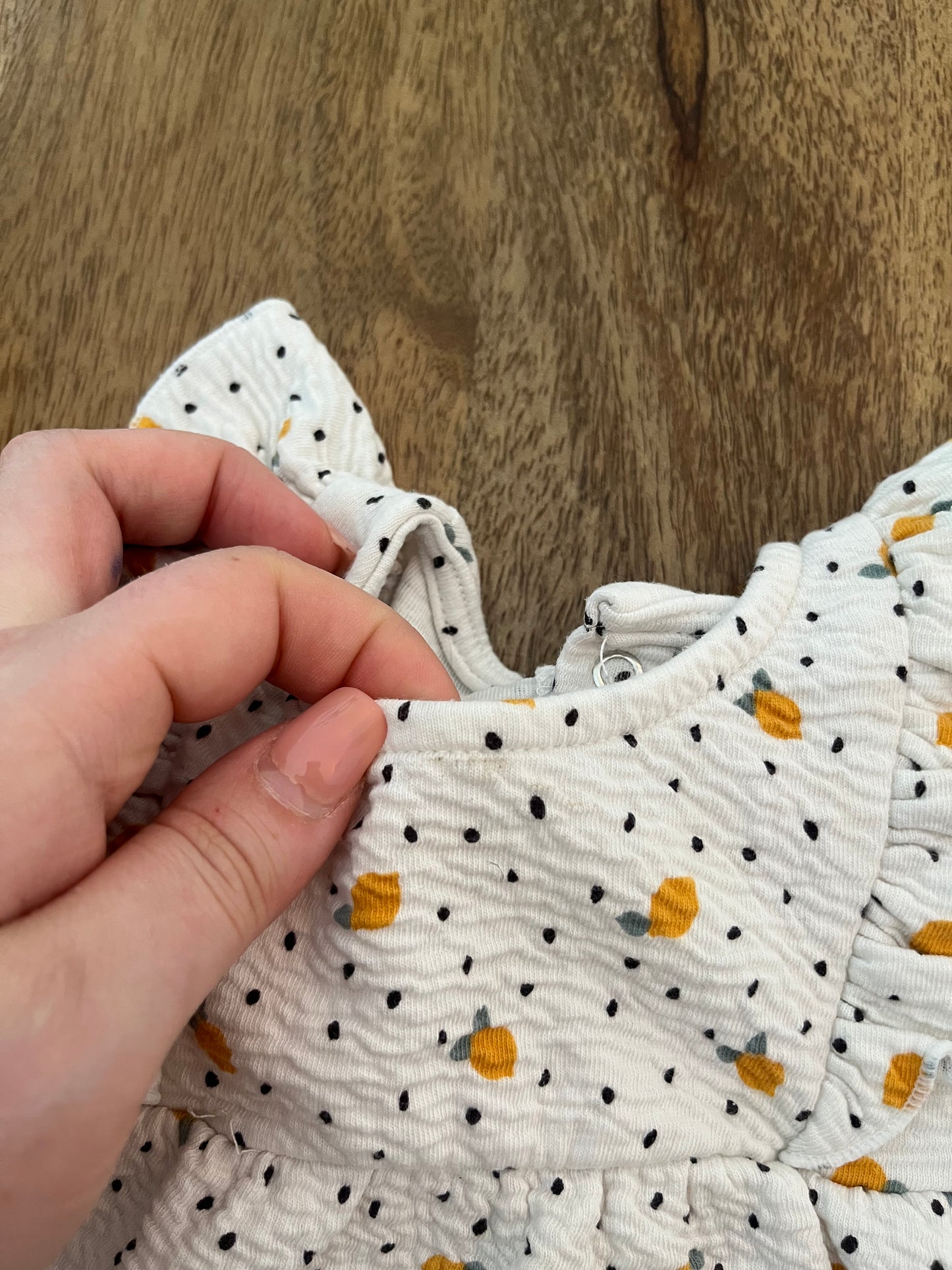 Robe citron 6mois