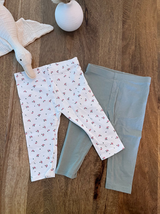 Lot de leggings 9 mois vertbaudet