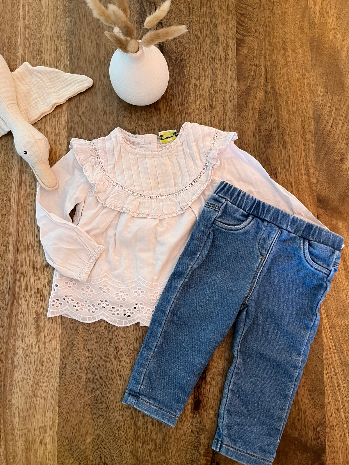 Look 9 mois kiabi/tape a l’œil