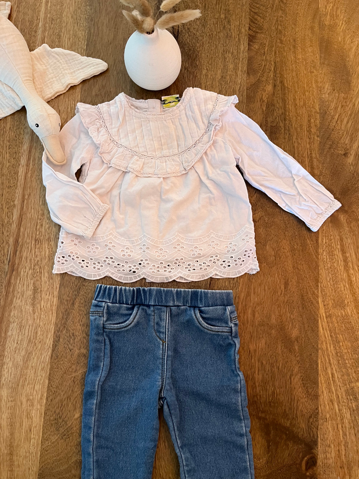Look 9 mois kiabi/tape a l’œil